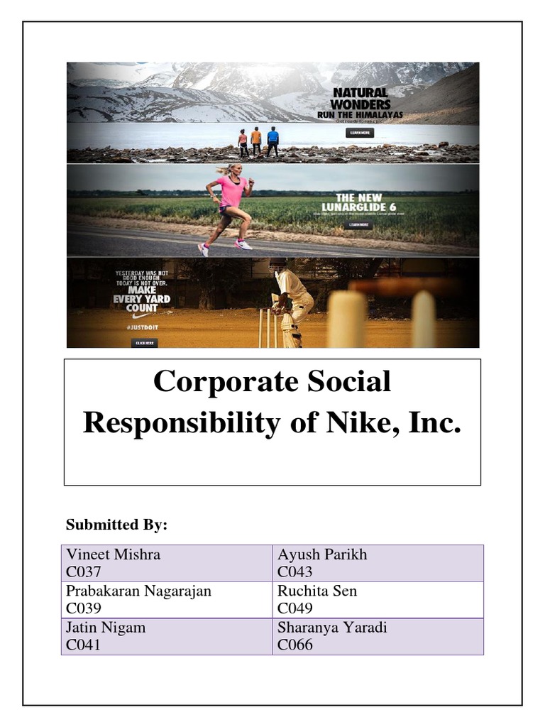 Committee Vague Sweat Nike | PDF | Nike | Corporate Social Responsibility