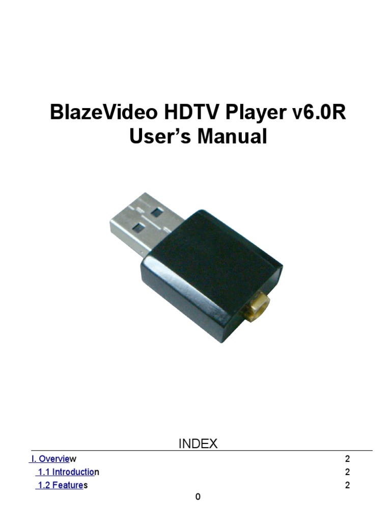 BlazeVideo HDTV Player v6 Download Free PDF Digital Television Video