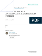 Congram & Fernandez 2006 Intro A La Antro y Arqueo Forense Cuadernos de Antro UCR