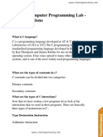 GE6161 Computer Programming Lab PDF