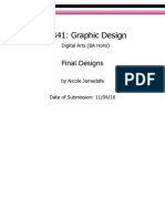 EL341: Graphic Design: Final Designs
