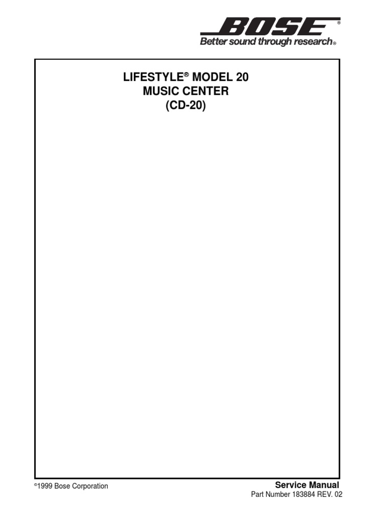 bose 20 music center