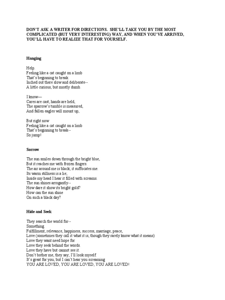 Inspirational Poetry PDF