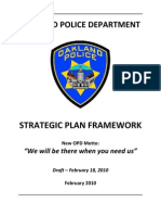 Oakland!Police!Department! !: ! Strategic!Plan!Framework!