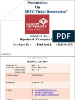 Online Ticket Reservation System