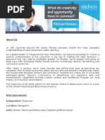 JD - Executive, Nielsen Online & Media Team - Bangalore (2)