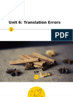 13E16 - Unit 6 - Translation Errors