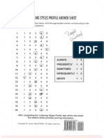 learning styles profile