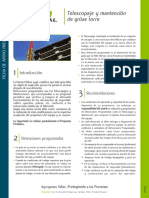 Telescopaje y Mantencion Grua Torre PDF