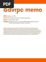 DVRPC Bike Counts Summary Memo