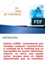 Operalizacion de Las Variables 1