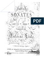 Anton Liste Deux Sonates for pianoforte