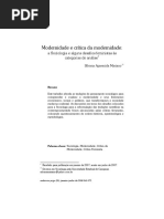 MARIANO Silvana a. Modernidade e Crítica Da Modernidade
