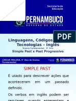 Professor Autor-Inglês-Inglês Ι 9º Ano Ι Fundamental-Simple Past x Past Progressive