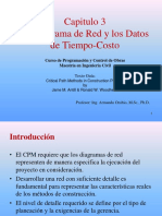 Parte 3 - Diagrama de Red y Datos Tiempo-Costo