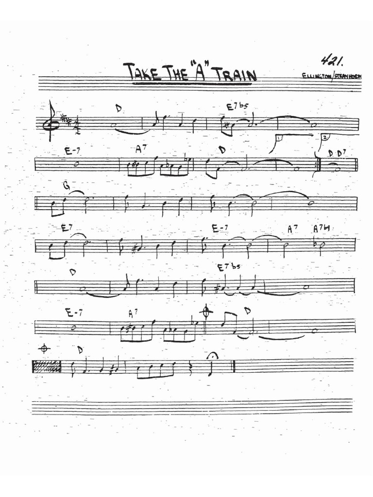 Take The 'A' Train BB | PDF