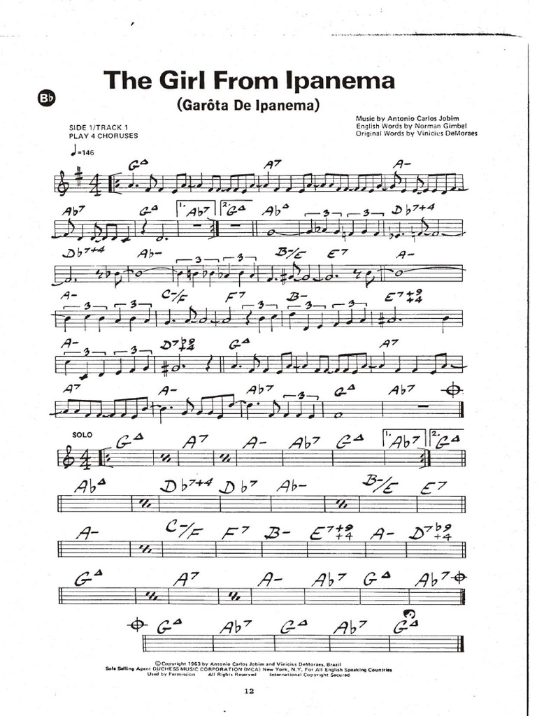 The Girl From Ipanema Bb