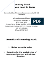 Donating Stock