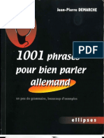 1001 Phrases Pour Bien Parler Allemand