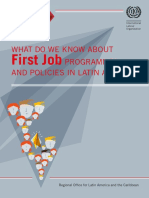 What Do We Know About First Job Programmes and Policies in Latin America?