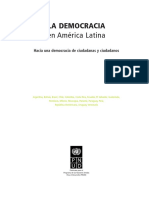 La Democracia en América Latina. Hacia Una Democracia de Ciudadanas y Ciudadanos. PNUD