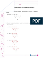 Dividir números de dos dígitos usando descomposición