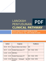 UPDATE - 2 Langkah Menyusun Clinical Pathways