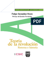 Teoria de La Revolucion. Sistema e Historia - Gonzalez Vicen