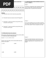 Latihan Bab 2 Matematik Tingkatan 1