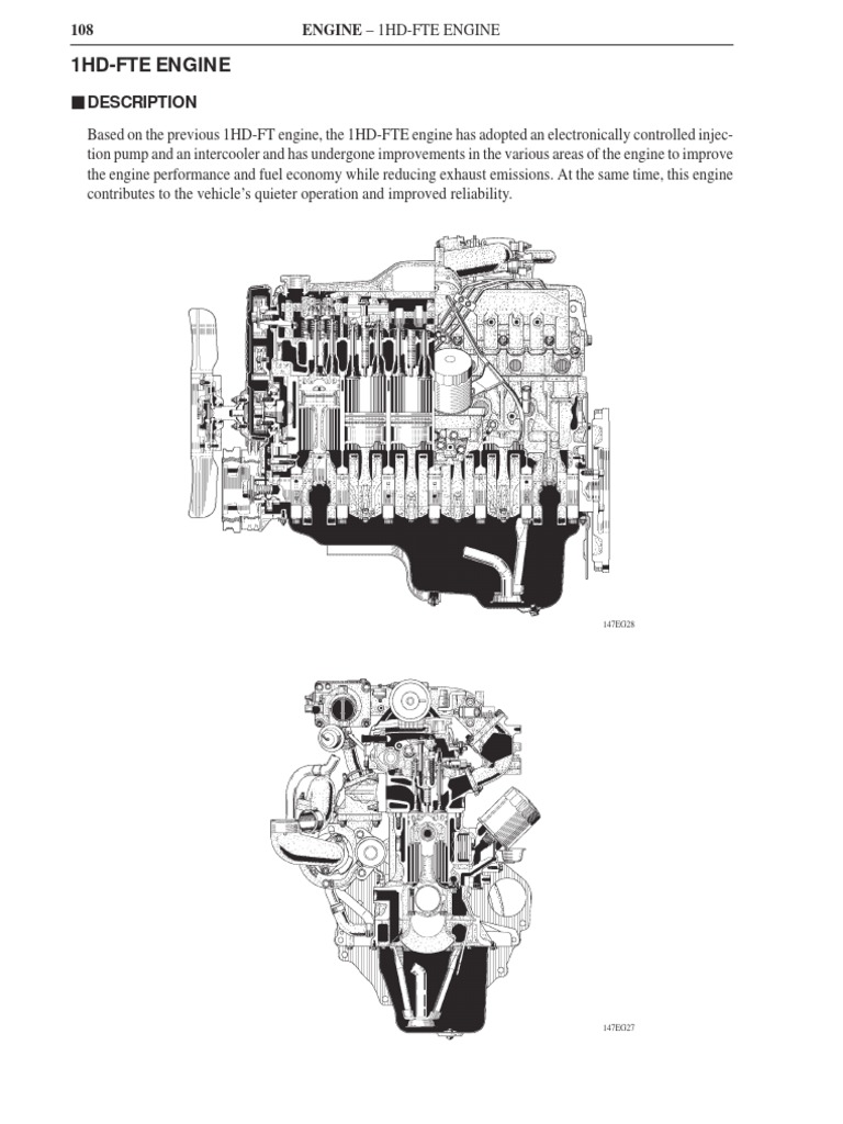 1hd Fte Engine | PDF | Throttle | Piston