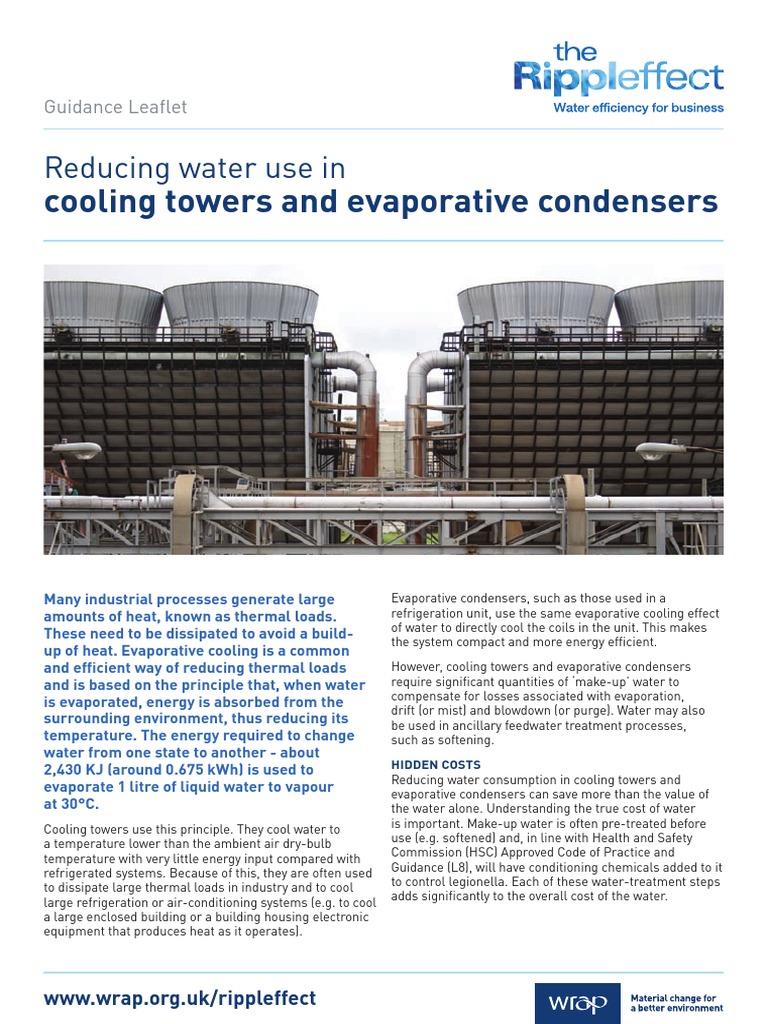 Guidance Doc 2 Cooling Towers | PDF | Air Conditioning | Water