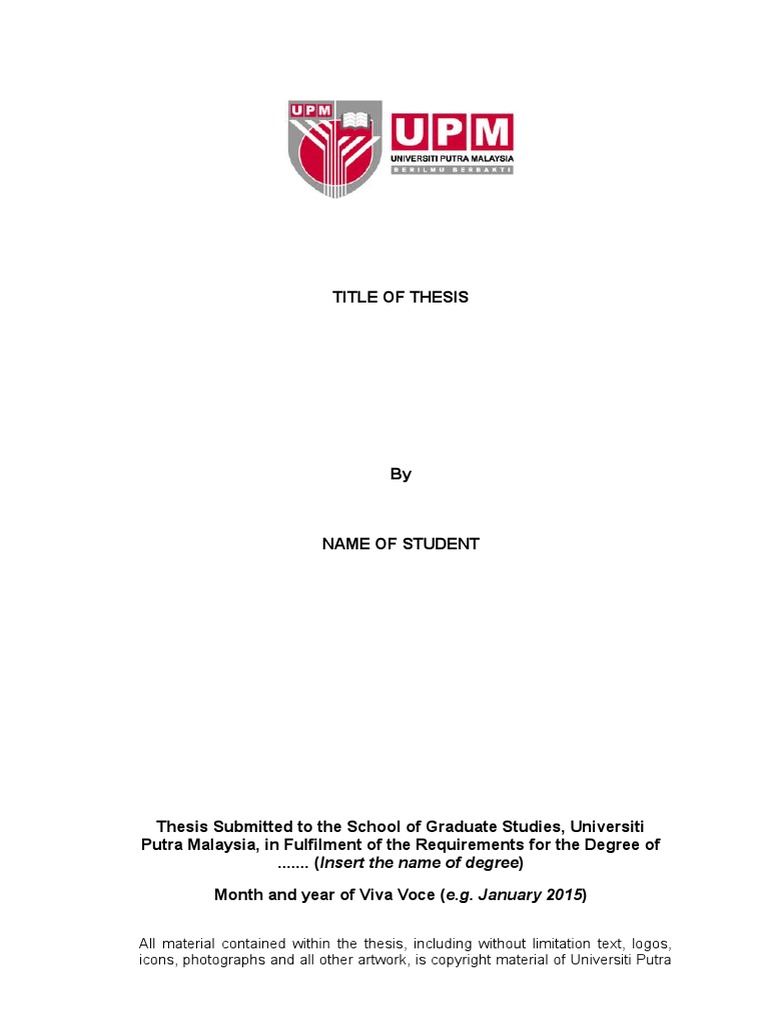 Skpsi1 Thesis Format B5 Preliminary Chapter 1 Thesis Doctor Of Philosophy