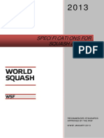 Squash Courts Specifications PDF