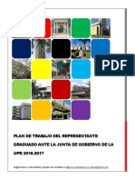 Plan de Trabajo para la Junta de Gobierno de la UPR