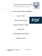 Practica 1 El Amplificador Operacional.