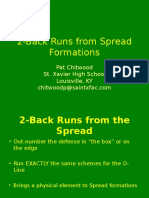 2-Back Runs From Spread Formations