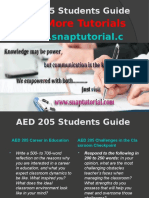 AED 205 Apprentice Tutors/snaptutorial