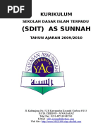 Download Ktsp Sdit as Sunnah 09 10 by Abu Yasmin Budi Faidin SN310455950 doc pdf