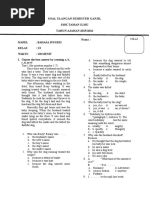 Download Soal UAS Bahasa Inggris Kelas XI Semester 1 by Salman Fauzi SN310461433 doc pdf