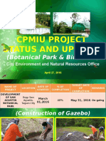 Cpmiu Project Status and Updates: (Botanical Park & Bird Park)