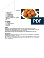 Baked Vada: Ingredients