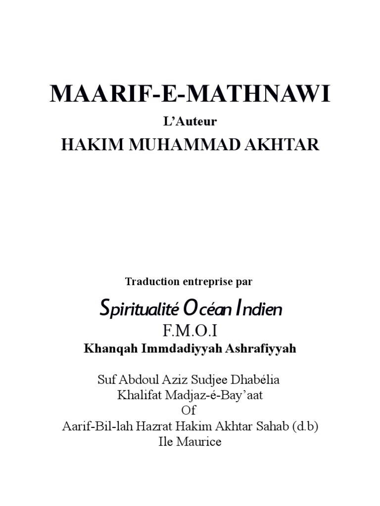 Le Livre Du Dedans Rumi Pdf Gratuit Ma-aarif-E-Mathnavi (Stories From Masnavi of Maulana Jalaluddin Rumi R.A)  (French) | PDF | Djalâl ad-Dîn Rûmî | Mahomet