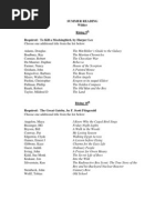 Download Rising 9th - 12th Grade Summer Reading List 2010 2 by mhladd SN31046845 doc pdf