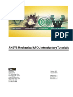 ANSYS Mechanical APDL Introductory Tutorials