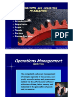 Introduction to Operations and Logistics Management