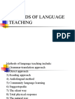 Methods of Language Teaching