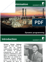 Process Optimisation: Dynamic Programming