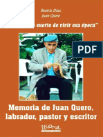 Memoria de Juan Quero; labrador, pastor y escritor. 