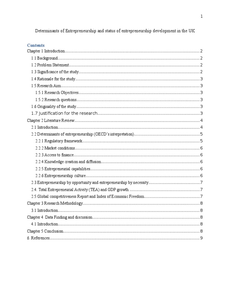 Entrepreneurship proposal pdf picture