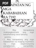 Karapatan Ng Mga Kababaihan